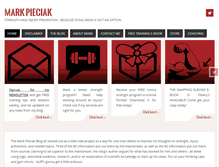 Tablet Screenshot of markpieciak.com